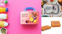 7044+ Lunch Box Mockup Psd Best for Showcase