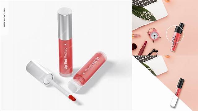 7045+ Lip Tint Mockup Free Best Free Mockup PSD