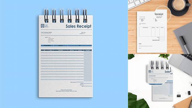 7045+ Receipt Book Mockup PSD Free Download