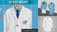 7047+ Lab Coat Mockup PSD Free Download