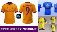 7049+ Download Mockup Jersey Football Psd Free Editable PSD File