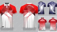 705+ Jersey Badminton Mockup Include TIFF