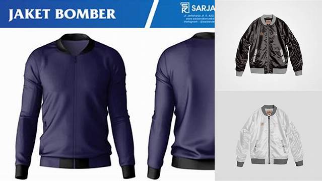 7051+ Mockup Jaket Bomber High-Resolution PSD Download