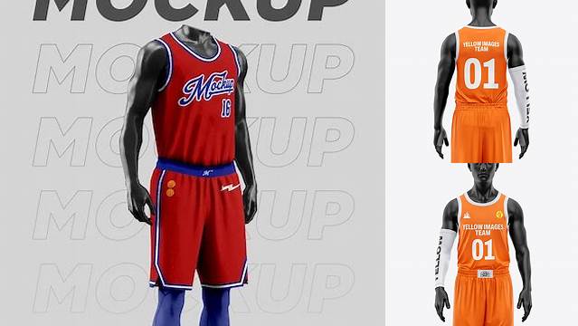 7052+ Basketball Kit Mockup Free High Resolution