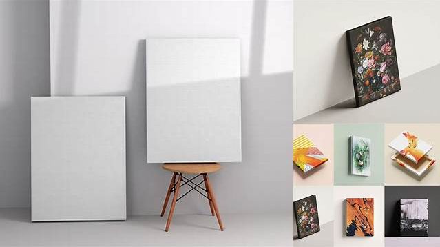 7058+ Free Canvas Mockup Generator Smart PNG Image