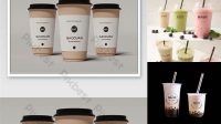 7062+ Milk Tea Mockup Free Download PSD Free Download