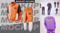 7065+ Tracksuit Mockup Easy-to-Edit PSD