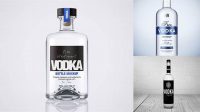 7076+ Vodka Bottle Mockup Free PSD Download