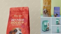 708+ Pet Food Bag Mockup Easy Editable