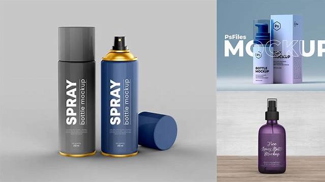 7085+ Pocket Spray Mockup Free PSD Free Download