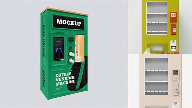 7086+ Vending Machine Mockup Psd Photoshop Resource Free