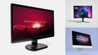 7087+ Mockup Monitor Psd Premium Design Freebie