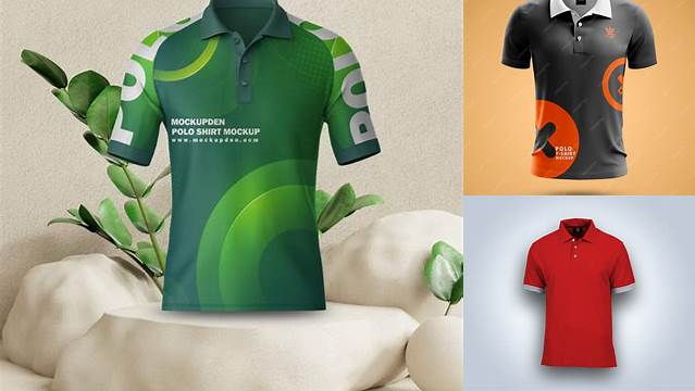 7089+ Polo Free Mockup Free PSD