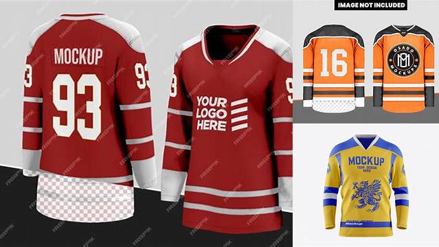 7095+ Ice Hockey Uniform Mockup Template Free Exclusive Free PSD Mockups