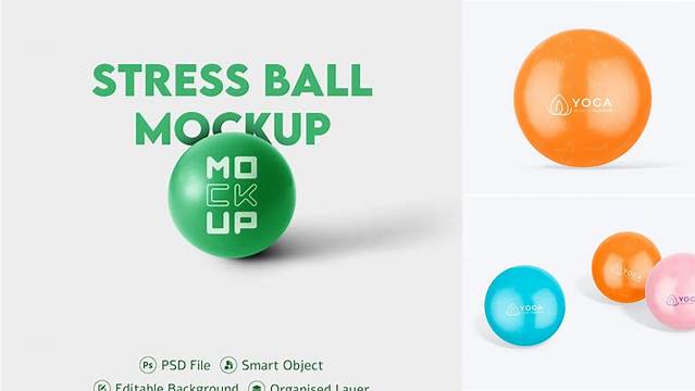 7099+ Stress Ball Mockup Free Hight Resolution