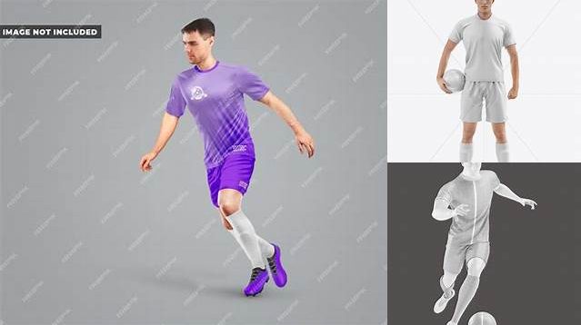 7108+ Soccer Player Mockup Hight Resolution