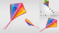 7109+ Kite Mockup Include TIFF