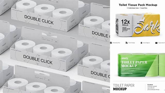 711+ Toilet Paper Packaging Mockup Free High-Resolution PSD Download