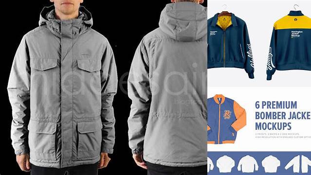 7112+ Mockup Jaket Parasut PSD Download