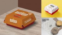 7113+ Burger Paper Liner Packaging Mockup Free Smart Layer PSD