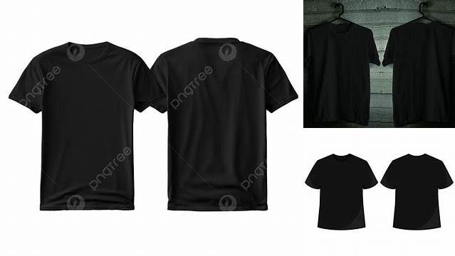 7126+ Mockup Kaos Hitam Belakang Include TIFF