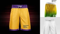 7132+ Basketball Shorts Mockup Psd Free Hight Resolution