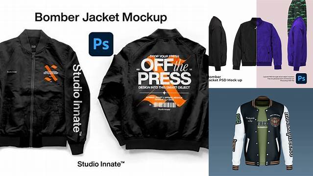 7134+ Bomber Jacket Mock Up Free Professional PSD Mockup