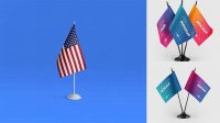 7136+ Desk Flag Mockup PSD Free Download