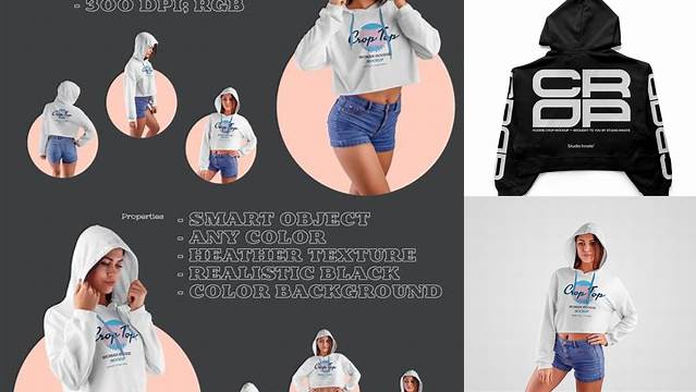 7141+ Crop Top Hoodie Mockup Free Free Photoshop Mockup Design