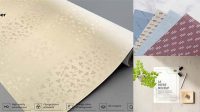 7143+ Silk Paper Mockup Free Custom PSD Mockup Template