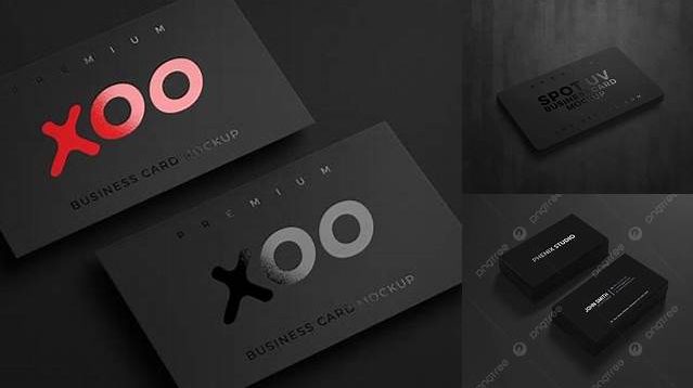 7145+ Business Card Spot Uv Mockup Easy Editable