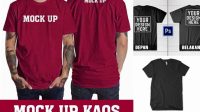 7148+ Mockup Kaos Photoshop Depan Belakang Best Free Mockup PSD