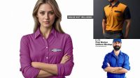 7149+ Staff Uniform Mockup Smart Editable Design Mockup