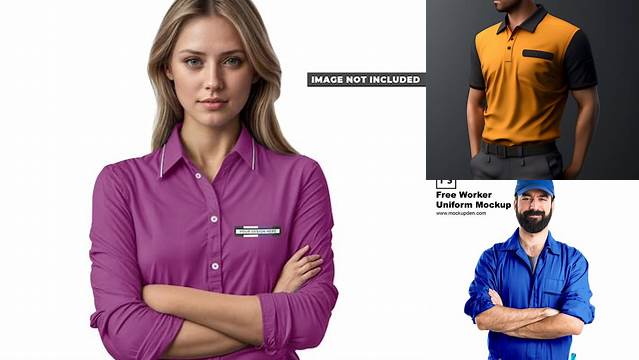 7149+ Staff Uniform Mockup Smart Editable Design Mockup