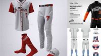 715+ Baseball Uniform Mockup High-Quality PSD Files