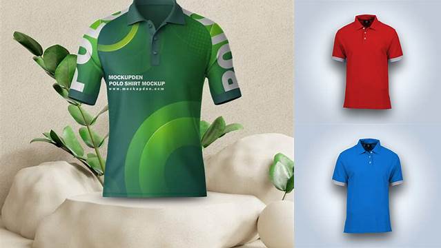 7160+ Polo Shirt Mockup Free Digital Download