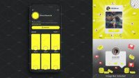 7162+ Snapchat Ad Mockup Psd Hight Resolution