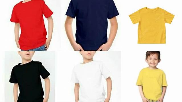 7168+ Mockup Kaos Anak Cdr PSD Download