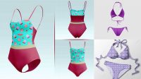 7179+ Swimsuit Mockup Free Psd Free PSD