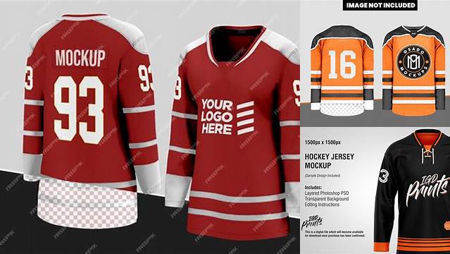 7183+ Free Hockey Jersey Mockup Premium Design Freebie