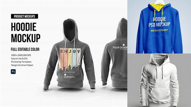 7187+ Hoodie Mockup Elegant PSD Mockup