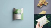 7189+ Pillow Box Packaging Mockup Free Download Layered PSD File Free Download