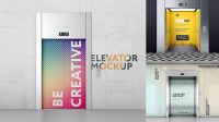 7190+ Elevator Mockup Psd Free Download Stylish Free PSD