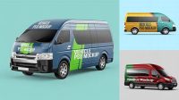 7195+ Minibus Mockup Free Free Graphic Resource