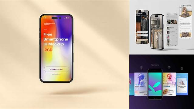 7215+ Mobile Screen Mockup Free Free PSD