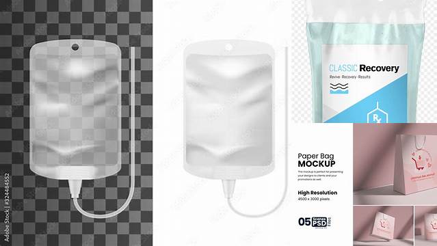 7241+ Iv Bag Mockup Creative Layered Design File