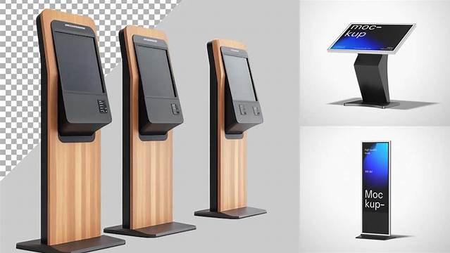 7244+ Kiosk Mockup Psd Hight Resolution