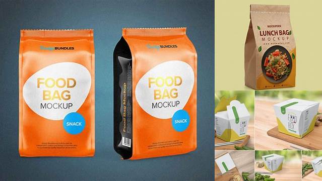 7256+ Lunch Bag Mockup Free Download Free