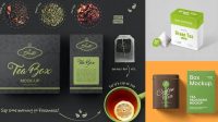 7259+ Tea Box Mockup Free Professional PSD Template