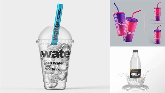 726+ Water Cup Mockup Download Premium Free PSD